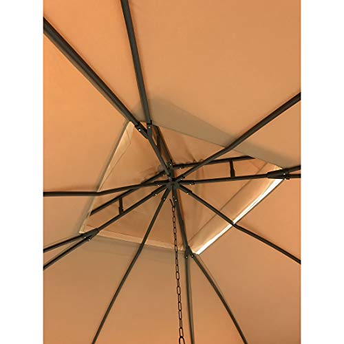 Garden Winds Replacement Canopy Top Cover for The Lake Charles Gazebo - 350