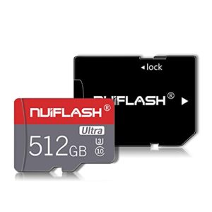 micro sd card 512gb micro memory sd cards 512gb class 10 memory card 512gb with a sd card adapter high speed tf card 512gb for android smart-phones,tablets,camera,drone,dash cam