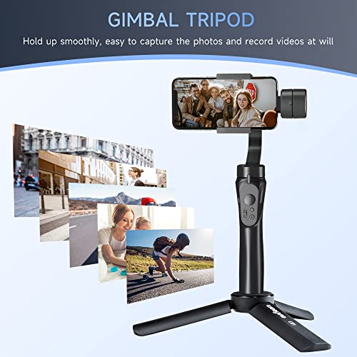 1/4 Mini Tripod, Tabletop Desktop Stand Compact Tripod with 1/4" Screw for weeylite K21 Stick Light, S03/S05 Pocket Photo Light, Camera, Smooth 4, Osmo Mobile, Vimble 2, Gimbal Handle Grip Stabilizer