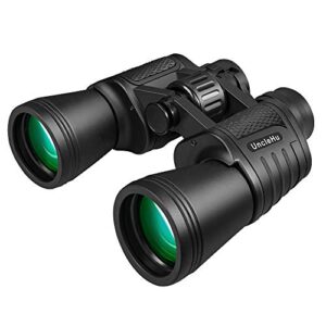 20×50 high power binoculars for adults with low light night vision, compact waterproof binoculars for bird watching hunting travel football games stargazing with carrying case and strap