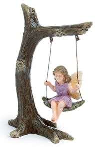 marshall home and garden “tree swing” miniature fairy garden accessory #mg12