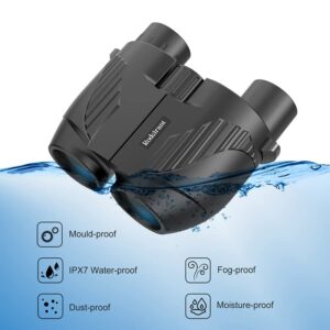 Binoculars 20x25 for Adults and Kids, High Power Easy Focus Binoculars with Low Light Vision, Compact Binoculars for Bird Watching and Travel