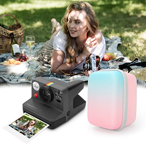 Yinke Case for Polaroid Originals Now+/ Now I-Type/Onestep 2 VF/OneStep+ Instant Camera, Hard Protective Cover Travel Carrying Storage Bag (Gradient)