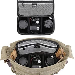 S-ZONE Water Resistant Camera Insert Bag with Sleeve Camera Case Upgraded Version 2.0