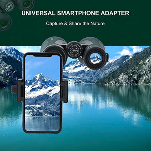 12X50 Professional HD Binoculars for Adults with Phone Adapter, High Power Binoculars with BaK4 prisms, Super Bright Lightweight & Waterproof Binoculars Perfect for Bird Watching, Hunting, Stargazing