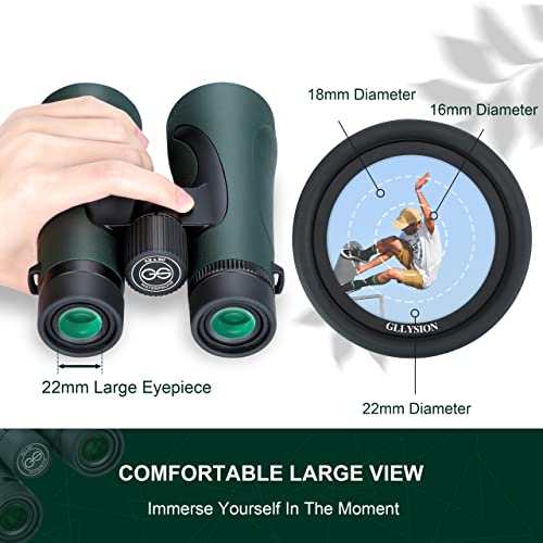 12X50 Professional HD Binoculars for Adults with Phone Adapter, High Power Binoculars with BaK4 prisms, Super Bright Lightweight & Waterproof Binoculars Perfect for Bird Watching, Hunting, Stargazing