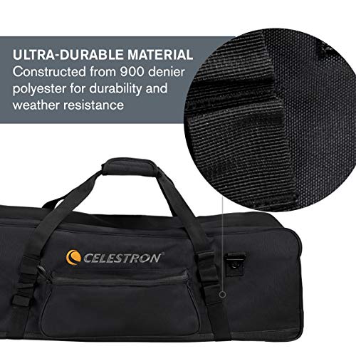 Celestron – 34” Tripod Bag – Storage & Carrying Case for Tripod and Accessories – Configurable, Padded Internal Walls – BONUS Padded Accessory Bag