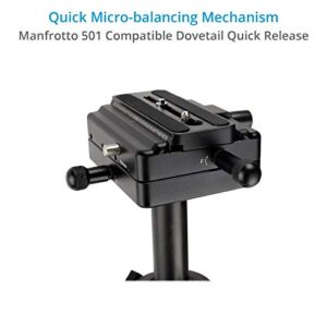 FLYCAM Redking Quick Balancing Video Camera Stabilizer with Dovetail Quick Release (FLCM-RK) | Professional CNC Aluminum Camera Stabilizer for DSLR BMCC Sony Nikon DV Camcorders up to 7kg/15.4lb + Bag