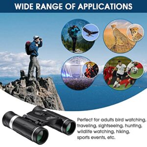 200x25 Compact Binoculars for Adults and Kids, High Powered Mini Pocket Binoculars, Waterproof Small Binoculars for Bird Watching, Hunting, Traveling, Sightseeing, Concert, Theater, Opera