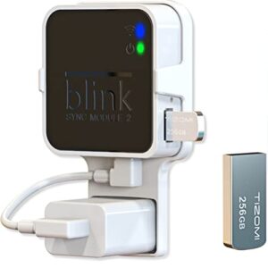 256gb blink usb flash drive for local video storage with the blink sync module 2 mount (blink add-on sync module 2 itself is not included)