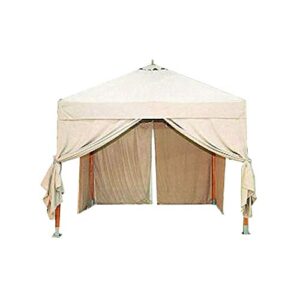 garden winds 10 x 10 wood gazebo replacement canopy top cover – riplock 350