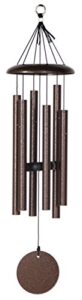 corinthian bells by wind river – 27 inch copper vein wind chime for patio, backyard, garden, and outdoor décor (aluminum chime) made in the usa