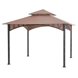 garden winds replacement canopy top cover for the summer breeze gazebo d-gz136pst-n – riplock 350
