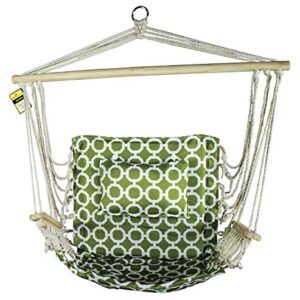 BACKYARD EXPRESSIONS PATIO · HOME · GARDEN 914914 Hammock Hanging Provides The Ultimate Comfort and Chair Appeals to All Ages, Meadow Rings