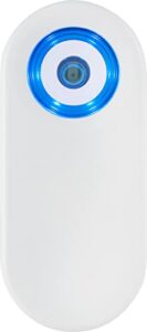 power gear decoy security camera, battery operated, flashing blue led light, easy to install, fake surveillance, home protection, indoor or outdoor security, white, 61867