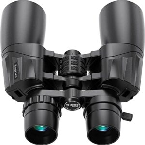 10-30×50 zoom binoculars for adults, high powered military binoculars for bird watching traveling hunting concerts with large view,bak4,fmc lens,clear low light vision at night