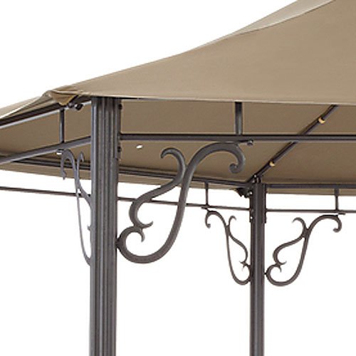 Garden Winds Pacific Grove Hexagon Gazebo Replacement Canopy Top Cover - RipLock 350