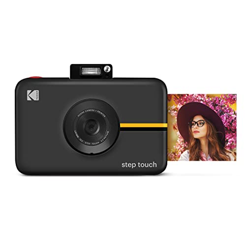 Kodak Step Touch | 13MP Digital Camera & Instant Printer with 3.5 LCD Touchscreen Display, 1080p HD Video - Editing Suite, Bluetooth & Zink Zero Ink Technology | Black