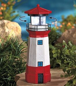 jumbl solar lighthouse with rotating lamp