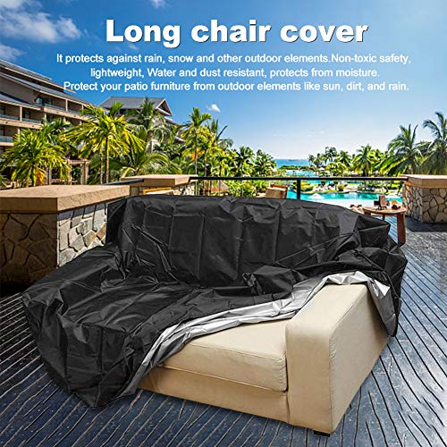 2/3/4 Seater Outdoor Bench Cover, Polyester Fabric Waterproof Anti-UV Dustproof Garden Patio Bench Seat Cover Furniture Protector with Drawstring Cord and Storage Bag