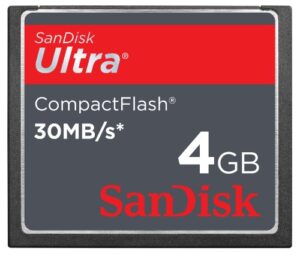 sandisk ultra compactflash 4 gb memory card 30mb/s sdcfh-004g-u46