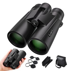 12×42 hd binoculars for adults & kids,super bright high power binoculars with large view,clear low light night vision,bak4,fmc prisms,waterproof compact binoculars for hunting,bird watching,stargazing