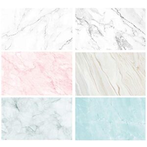 flat lay backdrops marble photography backgrounds paper 3 pack kit 22x34inch/ 56x86cm double sided photo props rolls for food product jewelry tabletop blog pictures, 6 pattern…