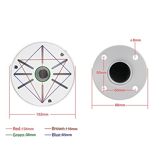 compcctv Security Camera Mount Bracket, Dome Camera Mount Universal Camera Wall Mounting Bracket for CCTV Security Camera/IP Camera, J Type (12.5 INCH)