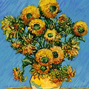 Toland Home Garden 1110856 Van Gogh's Sunflowers Flower Flag 12x18 Inch Double Sided Flower Garden Flag for Outdoor House Flag Yard Decoration