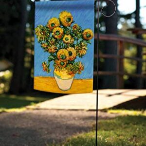 Toland Home Garden 1110856 Van Gogh's Sunflowers Flower Flag 12x18 Inch Double Sided Flower Garden Flag for Outdoor House Flag Yard Decoration