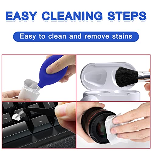 Cell Phone Cleaning Kit, Speaker Cleaner for iPhone, Charging Port Cleaning Tool, Electronic Cleaning kit, Compatible with Airpods Earbuds Camera USB C Lightning Port ipad (140PCS)