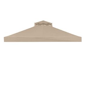 Garden Winds Replacement Canopy for The Callaway Gazebo - Riplock 350 - Beige