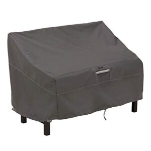 classic accessories ravenna water-resistant 50 inch patio bench cover, patio furniture covers