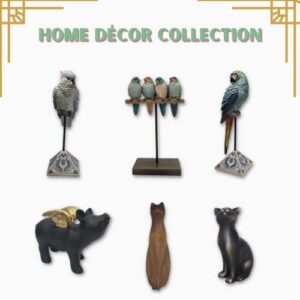 Comfy Hour 3.15" Cast Iron Rooster Figurine, Indoor & Outdoor Garden Decor, Brown, Antique & Vintage Collection