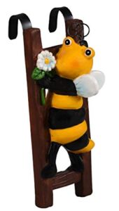 flower pot – hugger figurine – bumblebee (2 pcs) garden decor – get all the fun collections of pot pal climbers – hanging planter decorations – patio decor – yard decor