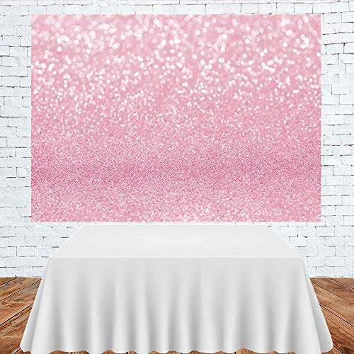 Lofaris Pink Bokeh Photography Backdrop Shinny Spots Sparkle Abstract Halos Background Newborn Baby Shower Birthday Party Decorations Portrait Photo Booth Props 7x5ft