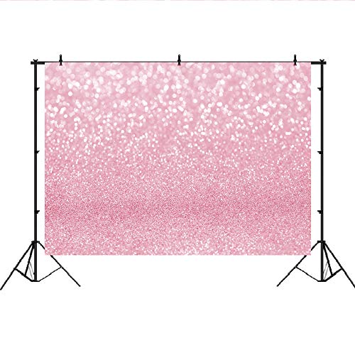 Lofaris Pink Bokeh Photography Backdrop Shinny Spots Sparkle Abstract Halos Background Newborn Baby Shower Birthday Party Decorations Portrait Photo Booth Props 7x5ft