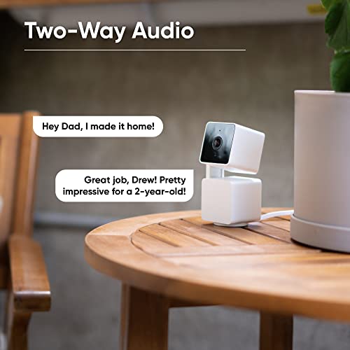 WYZE Cam Pan v3 Indoor/Outdoor IP65-Rated 1080p Pan/Tilt/Zoom Wi-Fi Smart Home Security Camera with Motion Tracking for Baby & Pet, Color Night Vision, 2-Way Audio, Works with Alexa & Google Assistant