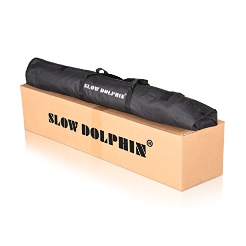 SLOW DOLPHIN Photo Video Studio 10Ft Adjustable Backdrop Support System Kit Background Stand with Carry Bag