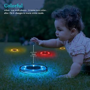 ionlyou 【4 Pack】 Smart Solar Lights Outdoor, 18 LED Multifunction Waterproof Lights,Solar Garden Lights,Solar Pathway Lights W/Sensor for Backyard,Lawn,Garden,Pathway