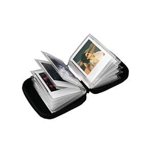 polaroid go pocket photo album – black – for polaroid go format photos – displays 36 go photos (6164)