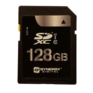 Synergy Digital Camera Memory Card, Compatible with Panasonic Lumix DMC-FZ300 Digital Camera, 128GB Secure Digital (SDXC) Class 10 Extreme Capacity Memory Card