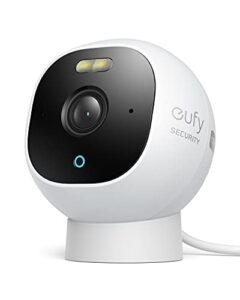 eufy security s200 outdoor cam, all-in-one outdoor security camera with 1080p resolution, spotlight, color night vision, no monthly fees, wired camera, security camera outdoor, ip67 weatherproof