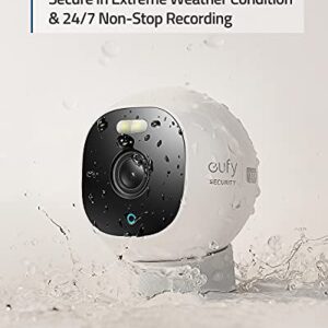 eufy security S200 Outdoor Cam, All-in-One Outdoor Security Camera with 1080p Resolution, Spotlight, Color Night Vision, No Monthly Fees, Wired Camera, Security Camera Outdoor, IP67 Weatherproof