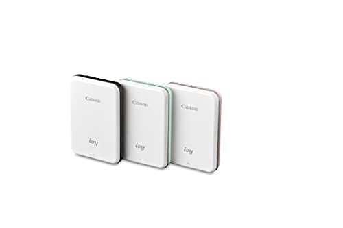 Canon IVY Mini Photo Printer for Smartphones (Mint Green) - Sticky-back prints, Pocket-size