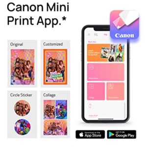 Canon IVY Mini Photo Printer for Smartphones (Mint Green) - Sticky-back prints, Pocket-size