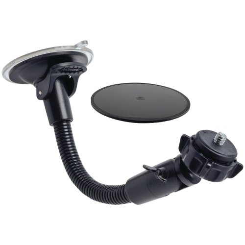 Arkon Camera Windshield Suction Car Mount for Sony Samsung Panasonic Nikon Cameras, Black