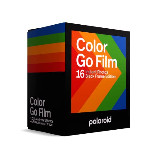 Polaroid Go Color Film - Black Frame Double Pack (16 Photos) (6211) - Only Compatible with Polaroid Go Camera