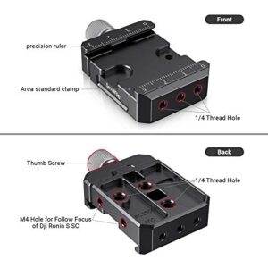 SmallRig DSLR and Mirrorless Quick Release Clamp for Arca-Type Standard Compatible with DJI Ronin S/SC ZHIYUN Crane Series Weebill S Gimbal - DBC2506