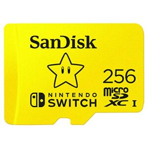sandisk 256gb microsdxc card licensed for nintendo switch – sdsqxao-256g-gnczn